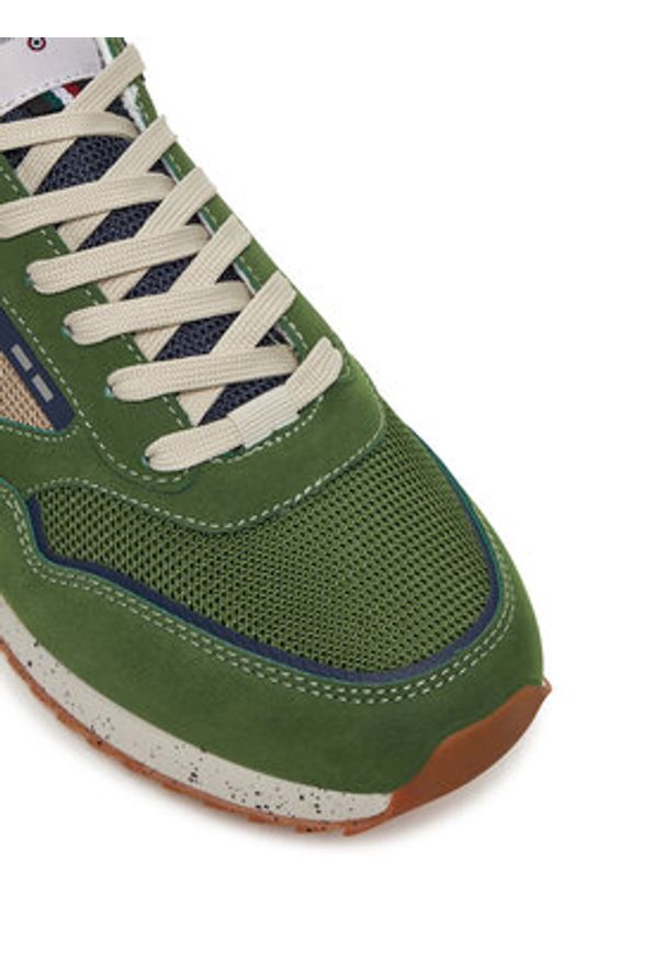 Aeronautica Militare Sneakersy 251SC288CT3545 Khaki. Kolor: brązowy. Materiał: skóra, zamsz