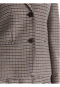 MAX&Co. Marynarka Rancio 2526046034200 Brązowy Slim Fit. Kolor: brązowy. Materiał: syntetyk #3