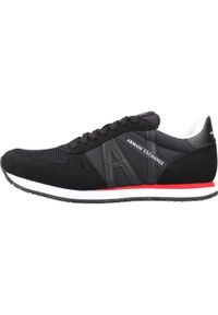 Armani Exchange - Kapcie ARMANI EXCHANGE XUX017 XCC68 Czarny. Kolor: czarny. Materiał: tkanina. Sport: turystyka piesza