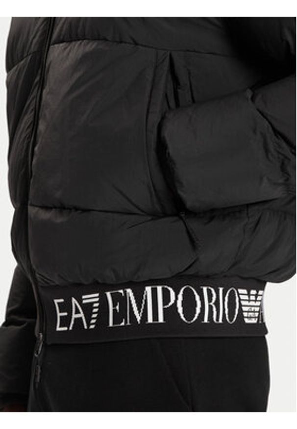 EA7 Emporio Armani Kurtka zimowa 7M000710 AF15951 UC001 Czarny Regular Fit. Kolor: czarny. Materiał: syntetyk. Sezon: zima