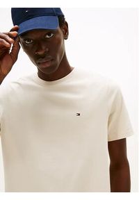 TOMMY HILFIGER - Tommy Hilfiger T-Shirt Ess Seasonal MW0MW39995 Beżowy Regular Fit. Kolor: beżowy. Materiał: bawełna #2