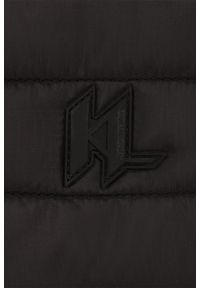 Karl Lagerfeld - KARL LAGERFELD Czarny plecak męski na laptopa z monogramem. Kolor: czarny. Styl: casual, elegancki #3