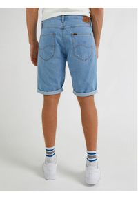Lee Szorty jeansowe 5 Pocket L73MHVB71 112331760 Niebieski Regular Fit. Kolor: niebieski. Materiał: bawełna