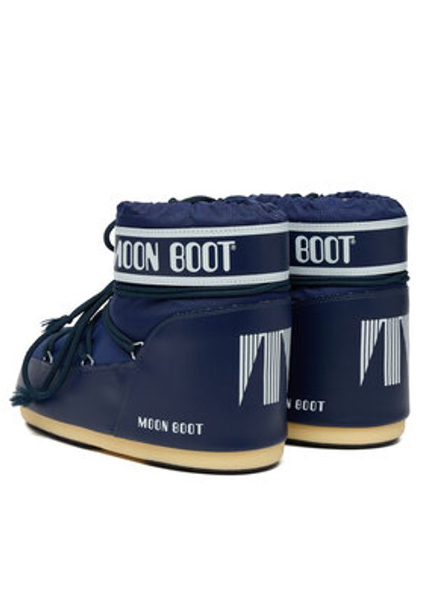 Moon Boot Śniegowce 80D1409340 Niebieski. Kolor: niebieski. Materiał: skóra