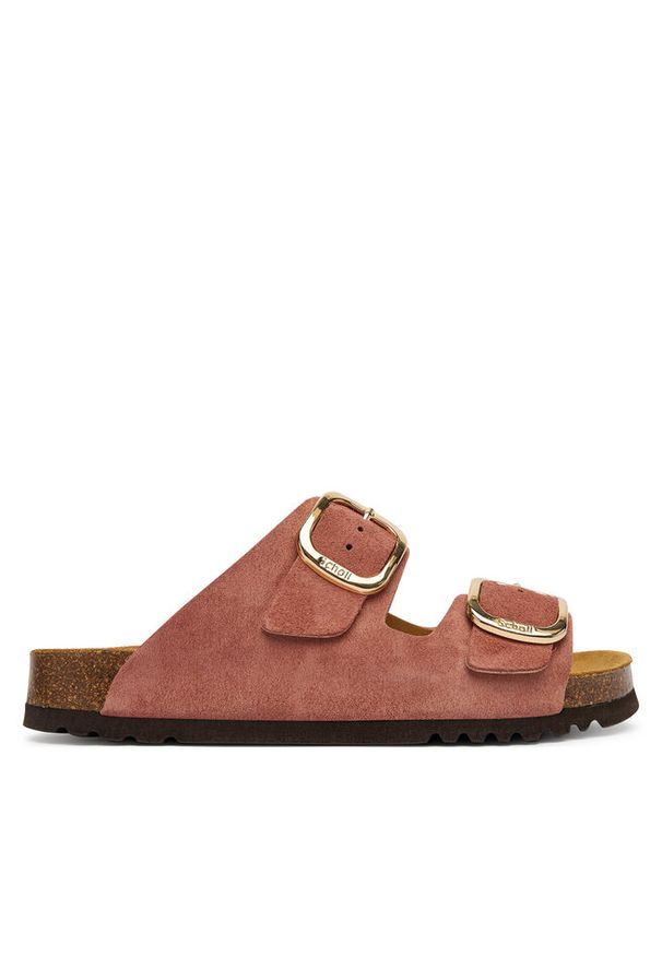 Klapki Scholl. Kolor: brązowy