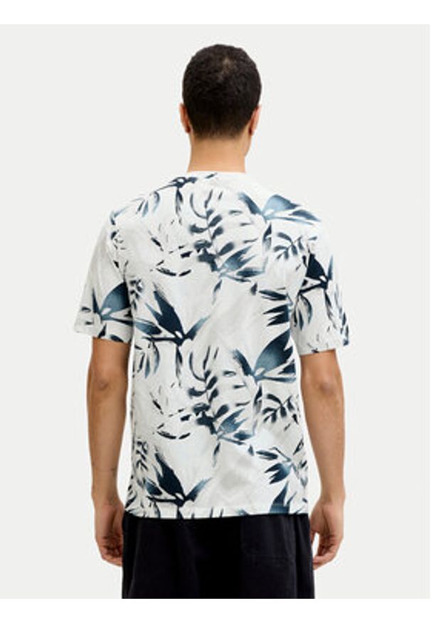 Jack & Jones T-Shirt Honolulu 12288089 Biały Regular Fit. Kolor: biały. Materiał: bawełna