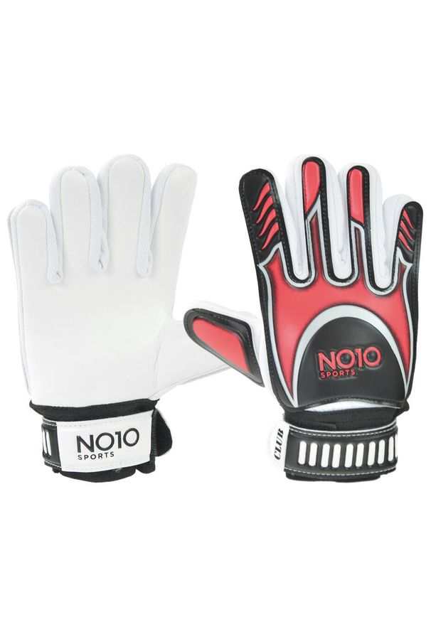 Rękawice bramkarskie męskie NO10 Club. Kolor: wielokolorowy. Sport: piłka nożna