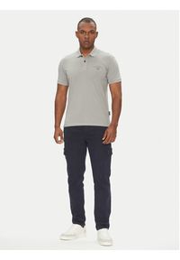 Napapijri Polo Elbas NP0A4GB4 Szary Regular Fit. Typ kołnierza: polo. Kolor: szary. Materiał: bawełna #3