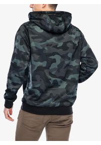 FOX - Bluza z kapturem męska Fox Head Camo Pullover Hoodie. Typ kołnierza: kaptur. Kolor: szary