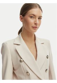 Maryley Marynarka 26EB139/43LA Beżowy jasny Regular Fit. Kolor: beżowy. Materiał: syntetyk #5