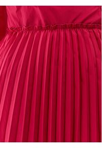Red Valentino Sukienka codzienna 2R3VAGL51FP Różowy Regular Fit. Okazja: na co dzień. Kolor: różowy. Materiał: syntetyk. Typ sukienki: proste. Styl: casual #4