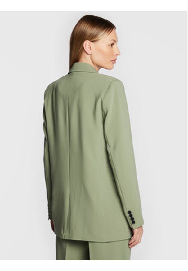 Bruuns Bazaar Marynarka Cindy Sus Frida BBW2548 Zielony Loose Fit. Kolor: zielony. Materiał: syntetyk, wiskoza