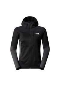 Bluza damska The North Face Stormgap Powergrid z kapturem. Typ kołnierza: kaptur. Kolor: zielony, wielokolorowy, brązowy