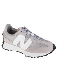 Buty do chodzenia męskie New Balance 327. Zapięcie: sznurówki. Kolor: szary. Materiał: materiał, syntetyk, tkanina. Szerokość cholewki: normalna. Sport: turystyka piesza