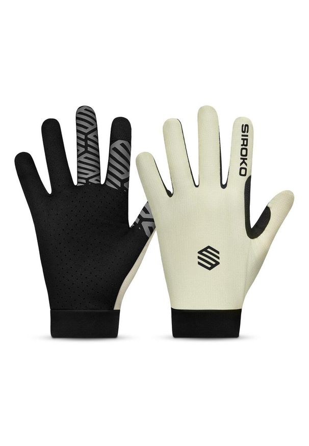 SIROKO - Rękawiczki rowerowe MTB Kolarstwo Siroko MTB Moab Matcha. Kolor: zielony. Materiał: materiał. Sport: kolarstwo