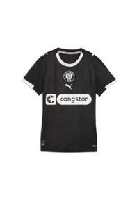 Puma - Damska trzecia koszulka FC St. Pauli 25/26 PUMA Black White. Kolor: czarny, biały, wielokolorowy. Sport: piłka nożna