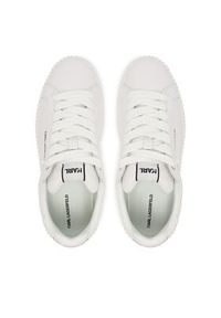 Karl Lagerfeld - KARL LAGERFELD Sneakersy KL24220 Biały. Kolor: biały. Materiał: skóra #6