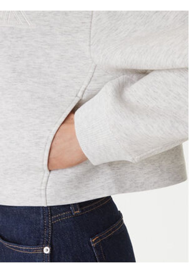 Calvin Klein Bluza LV047AB508 Beżowy Boxy Fit. Kolor: beżowy. Materiał: syntetyk