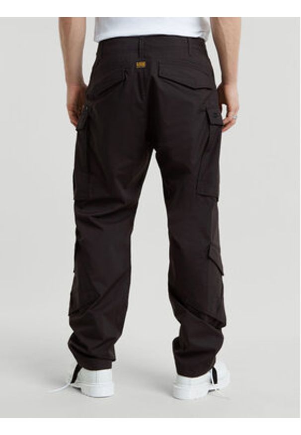G-Star RAW - G-Star Raw Spodnie materiałowe Rovic Zip 3D D25219-D308 Czarny Loose Fit. Kolor: czarny. Materiał: syntetyk