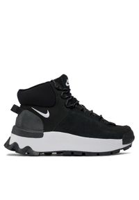Nike Buty City Classic DQ5601 001 Czarny. Kolor: czarny. Materiał: skóra