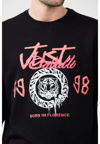 Just Cavalli - JUST CAVALLI Czarna męska bluza R 1998 Dripp, Rozmiar M. Kolor: czarny #2