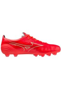 Buty Mizuno Morelia Alpha Elite Md M P1GA236264 czerwone. Kolor: czerwony. Szerokość cholewki: normalna. Sport: piłka nożna #4