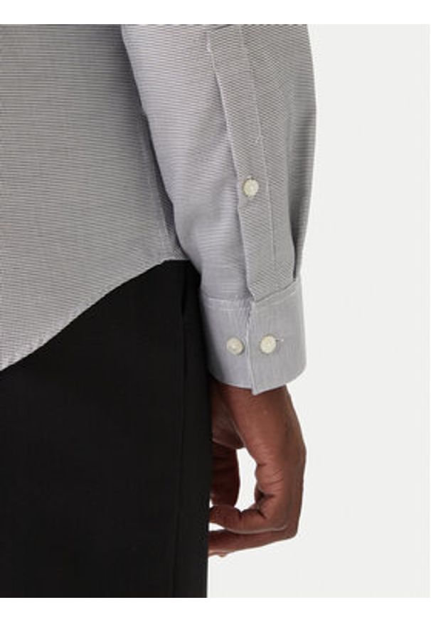 Calvin Klein Koszula LV019EU057 Niebieski Slim Fit. Kolor: niebieski. Materiał: bawełna