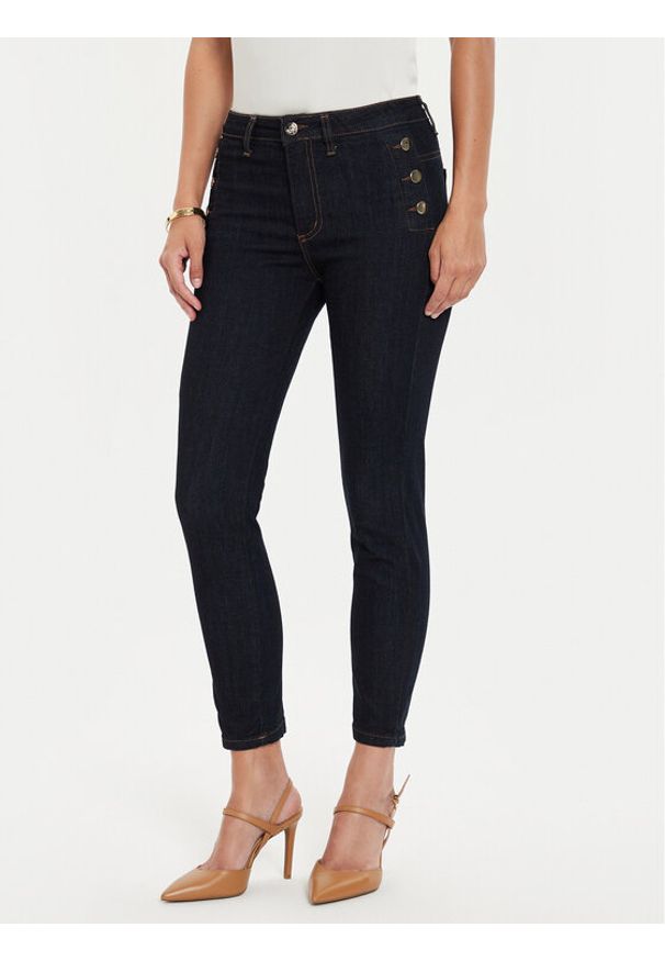 Rinascimento Jeansy CFC0119914003 Granatowy Skinny Fit. Kolor: niebieski