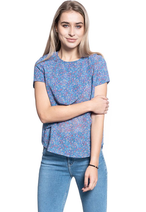 Mustang - KOSZULKA DAMSKA MUSTANG ELSA AOP BLOUSE 1009454 11756