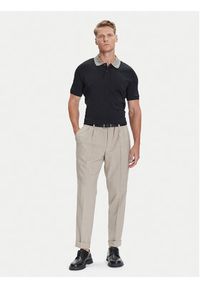 BOSS Spodnie materiałowe C-Perin-DPL 50545822 Beżowy Tapered Fit. Kolor: beżowy. Materiał: wełna #4