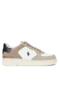 Polo Ralph Lauren Sneakersy 809955690004 Beżowy. Kolor: beżowy. Materiał: skóra, zamsz #1