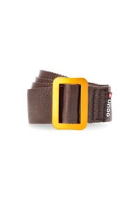 OCUN - Pasek do spodni Ocun Belt 44 mm - brown/gold. Kolor: brązowy. Sport: turystyka piesza