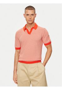 United Colors of Benetton - United Colors Of Benetton Polo 1094K3014 Czerwony Regular Fit. Typ kołnierza: polo. Kolor: czerwony. Materiał: bawełna #1