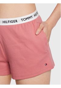 TOMMY HILFIGER - Tommy Hilfiger Szorty sportowe UW0UW02296 Różowy Relaxed Fit. Kolor: różowy. Materiał: bawełna