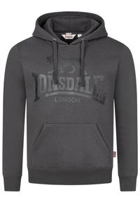 Bluza z kapturem Lonsdale Go Sport 2. Typ kołnierza: kaptur. Kolor: wielokolorowy, szary, czarny #2