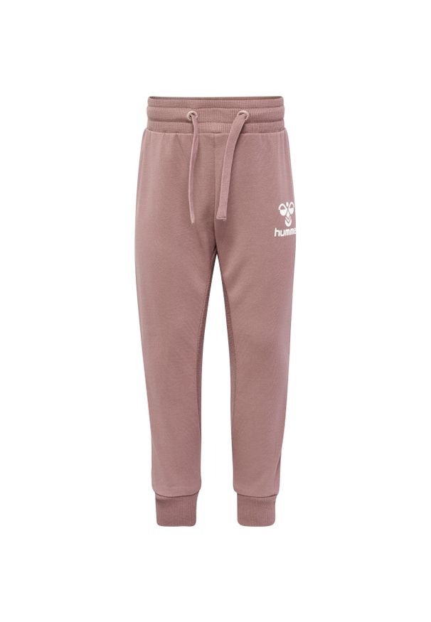Spodnie dresowe dla dzieci Hummel Apple. Kolor: fioletowy. Materiał: dresówka. Sport: bieganie