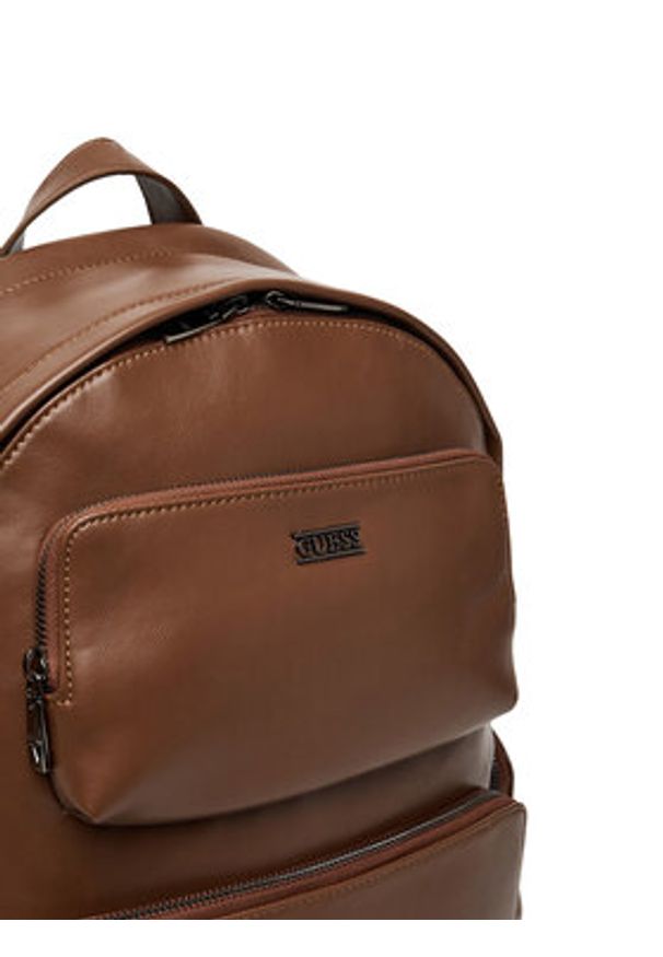 Guess Plecak HMBOCA P5342 Brązowy. Kolor: brązowy. Materiał: skóra