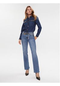 Guess Koszula jeansowa Riko W3BH77 D32Q7 Granatowy Regular Fit. Kolor: niebieski. Materiał: jeans, bawełna