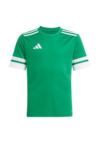 Adidas - Koszulka dla dzieci adidas Squadra 25. Kolor: zielony, biały, wielokolorowy. Sport: piłka nożna #1
