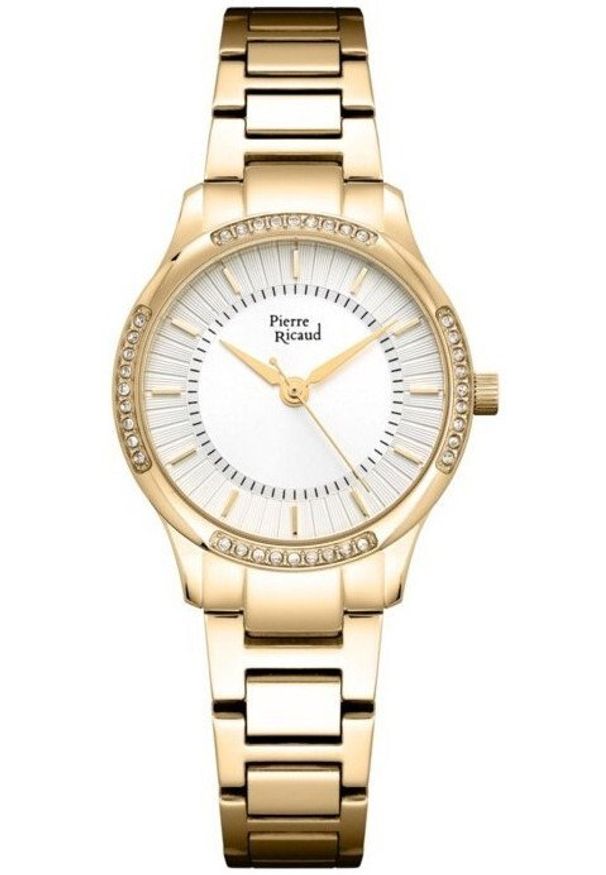Zegarek damski Pierre Ricaud P22162.1113QZ złoty. Kolor: złoty