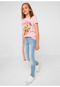 T-shirt dziewczęcy The Mandarlorian bonprix pastelowy jasnoróżowy. Kolor: różowy #3
