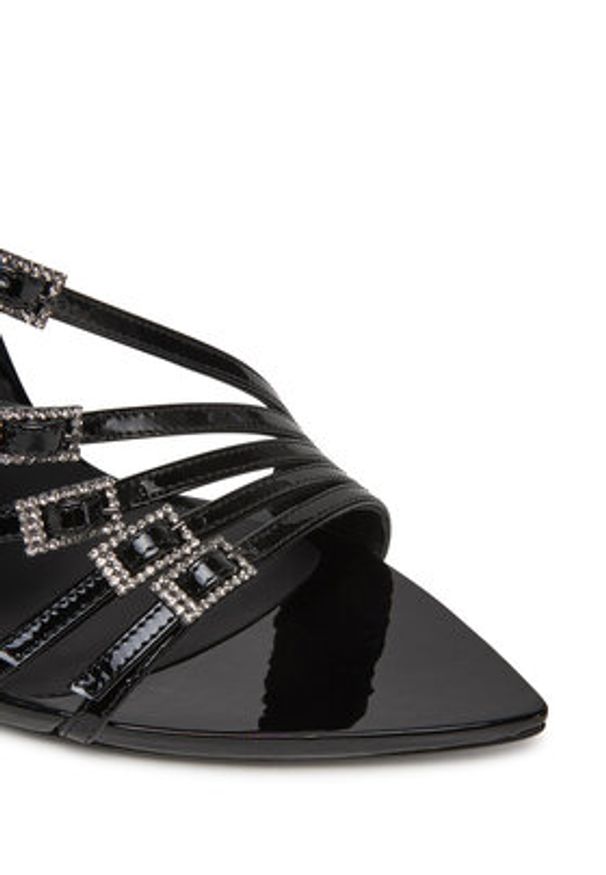 LE SILLA - Le Silla Sandały 6617C100BLPPKAB Czarny. Kolor: czarny. Materiał: skóra