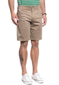Lee - LEE COMFORT SHORT XM KHAKI L71ZPB08 112119599. Kolor: brązowy #7
