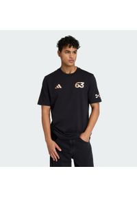 Adidas - Koszulka Mercedes - Amg Petronas Formula One Team George Russell Las Vegas. Kolor: czarny. Materiał: bawełna. Sport: fitness #1