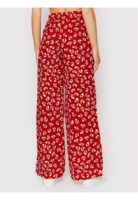 Lauren Ralph Lauren Spodnie materiałowe 200858495001 Czerwony Relaxed Fit. Kolor: czerwony. Materiał: syntetyk, materiał #4