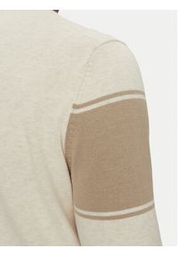 Guess Sweter M5GR05 Z3MI1 Beżowy Regular Fit. Kolor: beżowy. Materiał: bawełna #4