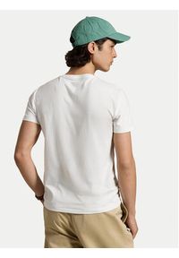 Polo Ralph Lauren T-Shirt 710680785 Biały Custom Slim Fit. Typ kołnierza: polo. Kolor: biały. Materiał: bawełna #4