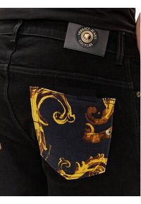 Versace Jeans Couture Jeansy 76GAB5DM Czarny Slim Fit. Kolor: czarny