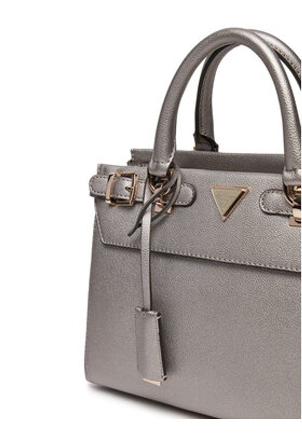 Guess Torebka HWEBM9 51105 Srebrny. Kolor: srebrny. Materiał: skórzane
