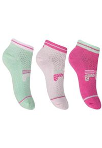Fila skarpetki 3-pack Jr Girl Quarter Lipstick mix 35-38. Kolor: różowy